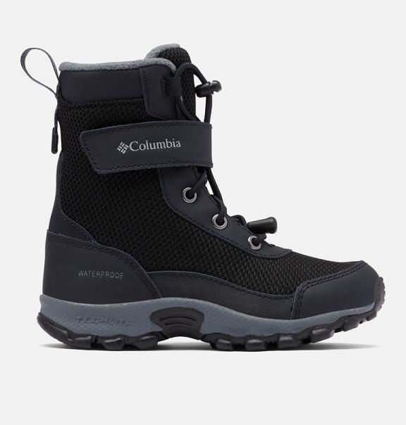 Columbia Omni-Heat Waterproof Boots Black For Boys NZ67835 New Zealand